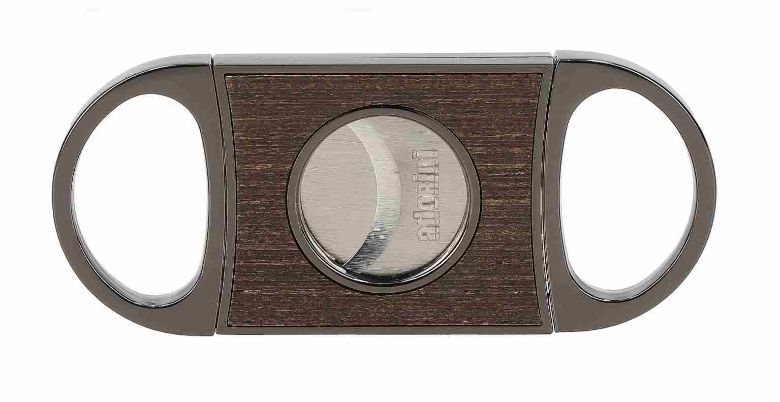 Adorini Double Blade Cutter szivarvágó – Gunmetal / Oak